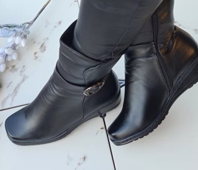 Szőrme bélelt bokacsizma 36-41